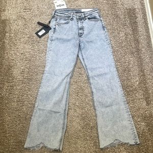 Rag & Bone High-Rise Ankle Flare Jeans